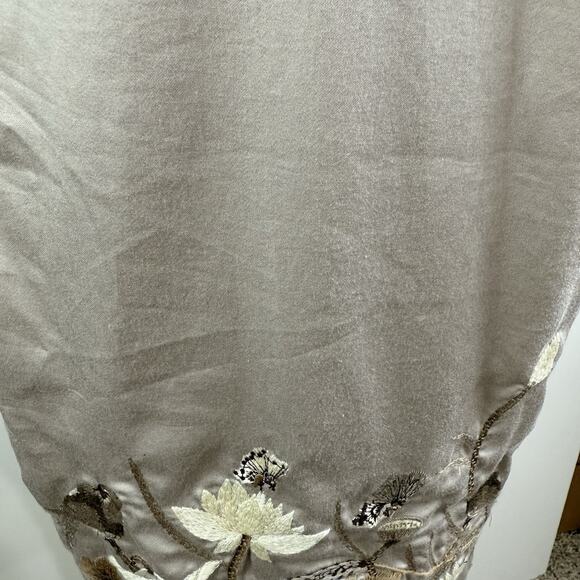 Anthropologie Floreat Finch & Thistle Bird Embroidered Dress Size 2 Whimsical - Picture 6 of 16